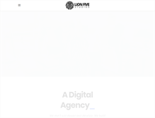 Tablet Screenshot of lionfive.com